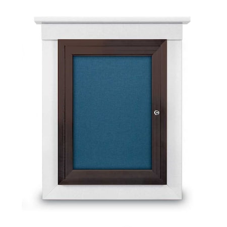 United Visual Products Sliding Glass Enclosed Letterboard, 72"x4 UV9008ACS-BLACK-GREEN